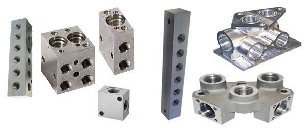 Aluminium machined manifolds